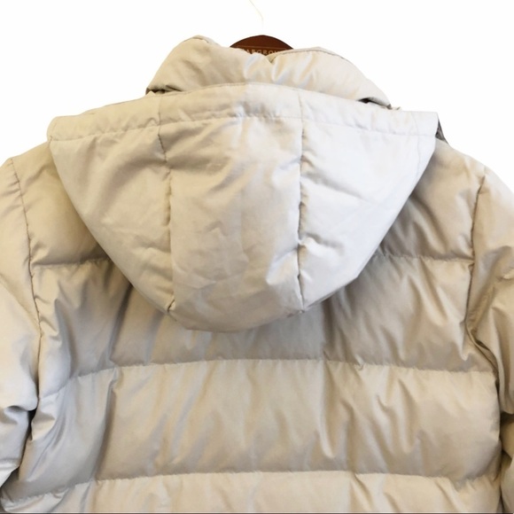 BOGNER Fire & Ice Quilted Puffer Down Hooded Jacket Size Medium in Silver Gray - Picture 9 of 13